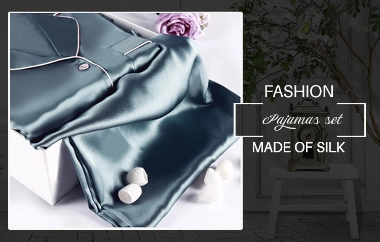 100% Silk 19 mm Satin Upmarket Luxury Ankle Length Long Sleeve Robes for Women