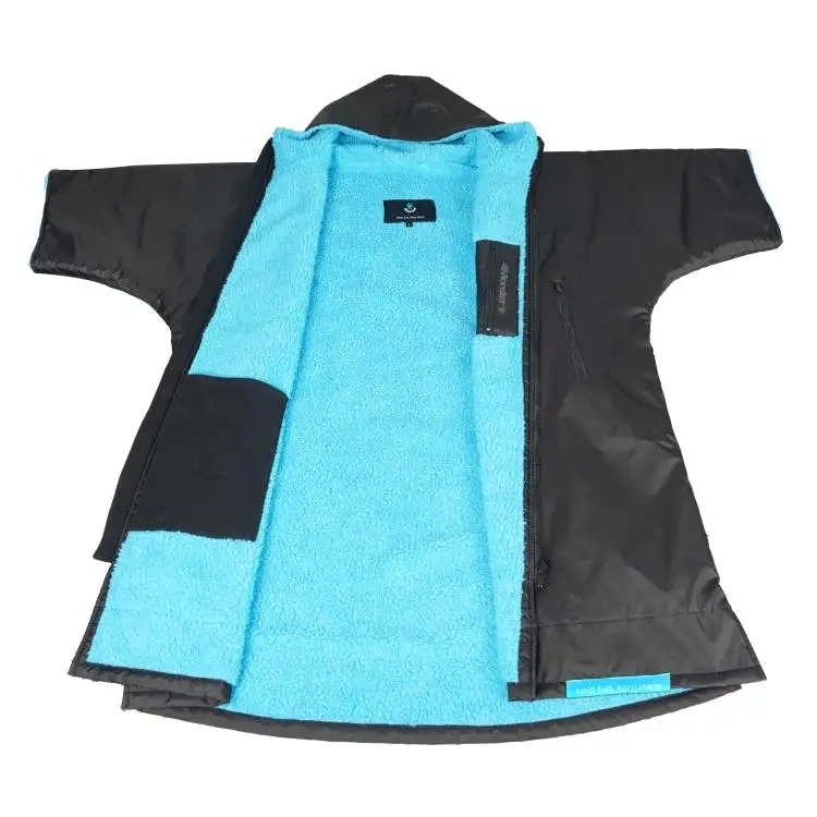 Long Sleeve Drying Robe Waterproof Surfing Poncho Coat Adult Changing Robe